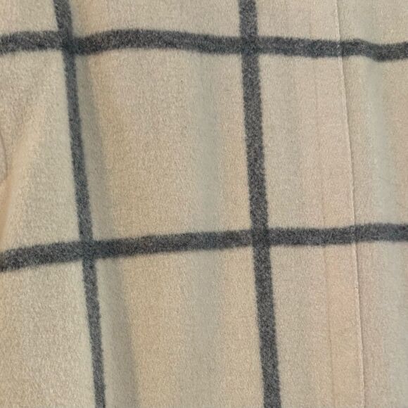 Vintage 1980’s Liz Claiborne Wool Windowpane Coat Blazer Jacket 10 - Picture 9 of 10